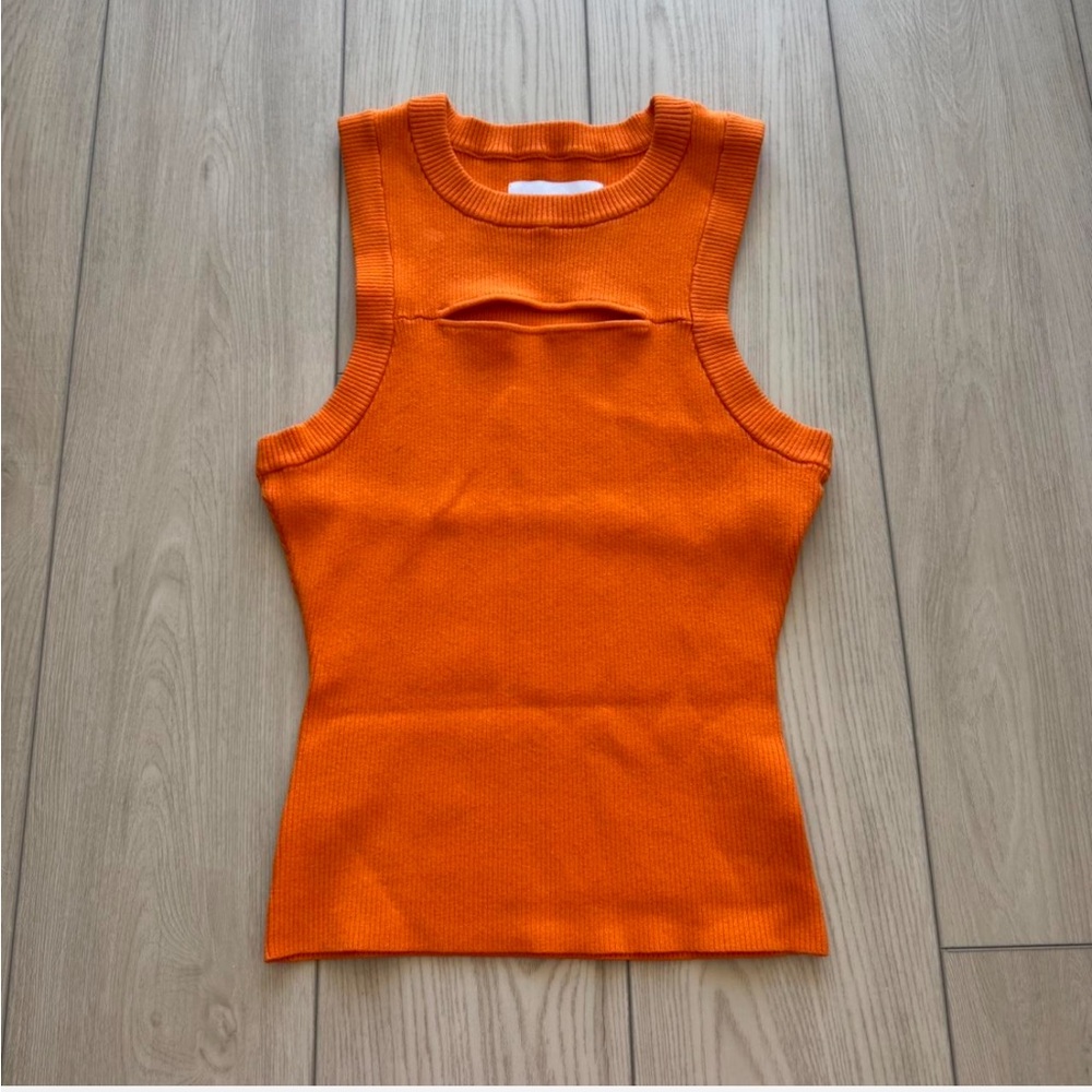 PISTOLA Nella Ribbed Cutout Tank